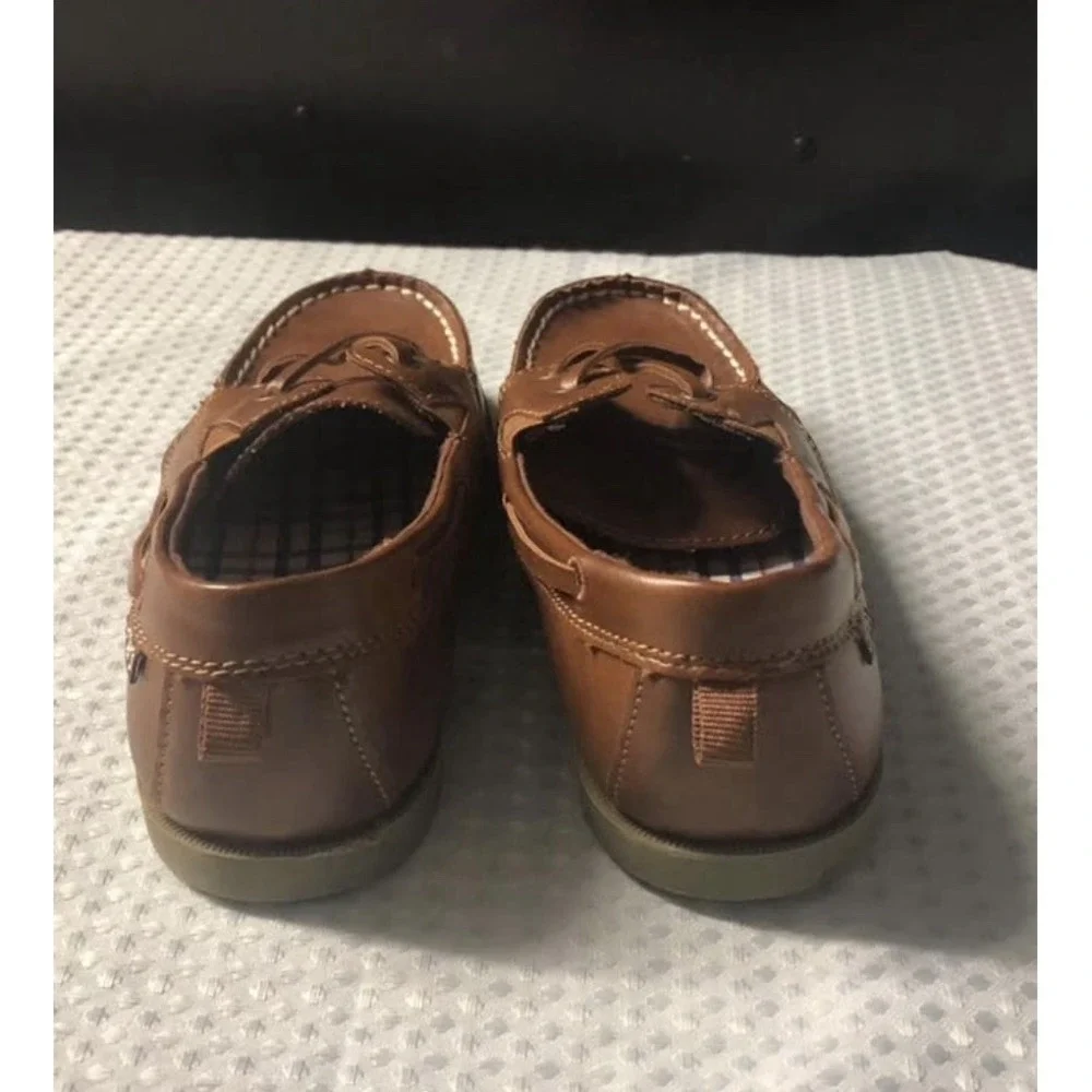 Carters Size 2 M Leather Tie Shoes